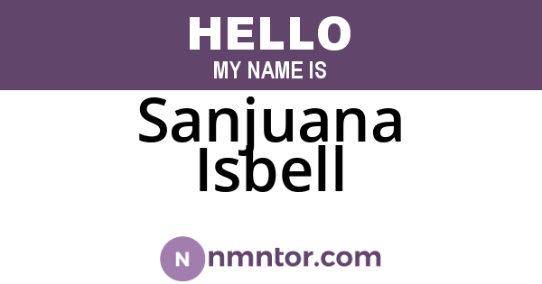 Sanjuana Isbell