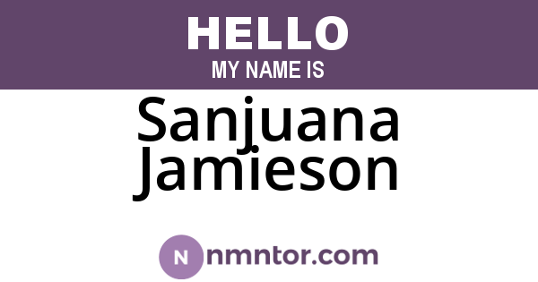 Sanjuana Jamieson