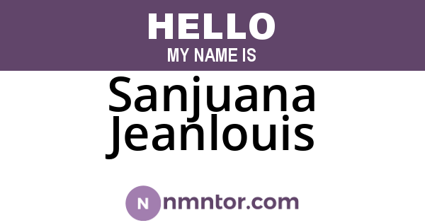 Sanjuana Jeanlouis