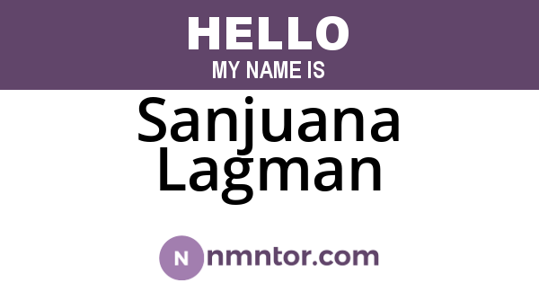 Sanjuana Lagman