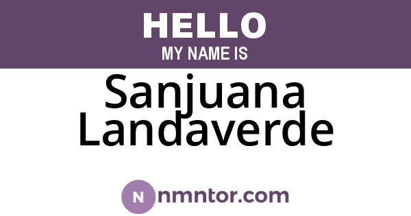 Sanjuana Landaverde