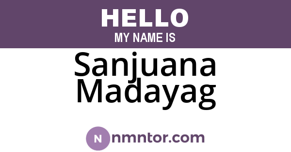 Sanjuana Madayag