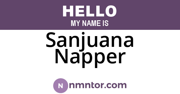 Sanjuana Napper