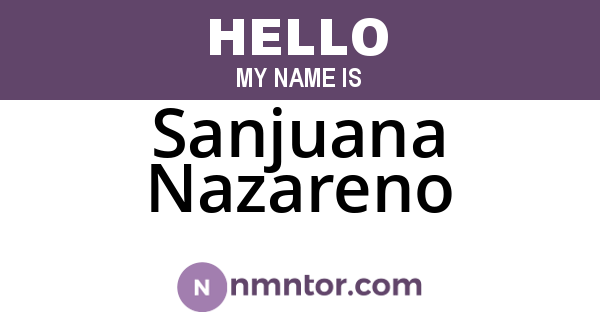 Sanjuana Nazareno