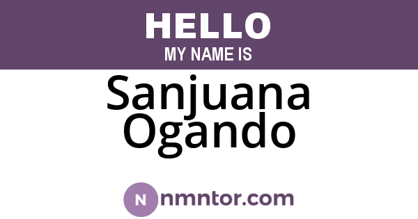 Sanjuana Ogando