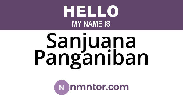 Sanjuana Panganiban