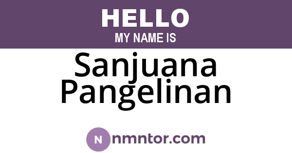 Sanjuana Pangelinan