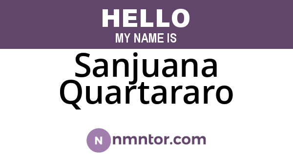 Sanjuana Quartararo