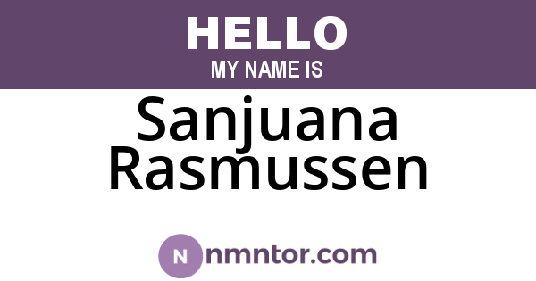 Sanjuana Rasmussen