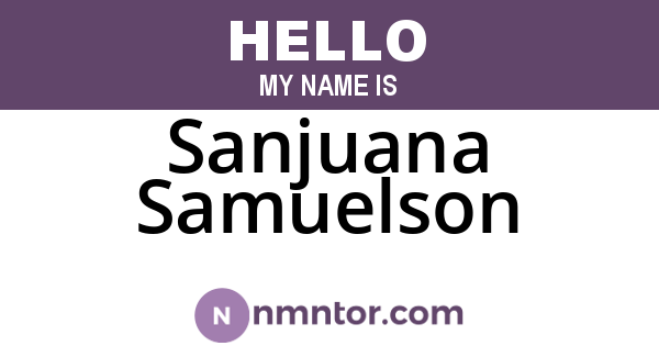 Sanjuana Samuelson