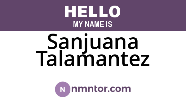 Sanjuana Talamantez