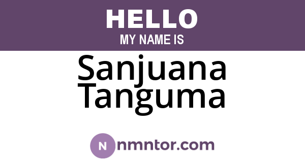 Sanjuana Tanguma