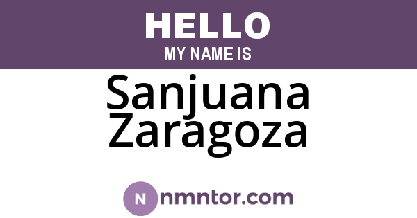 Sanjuana Zaragoza