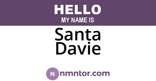 Santa Davie
