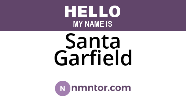 Santa Garfield