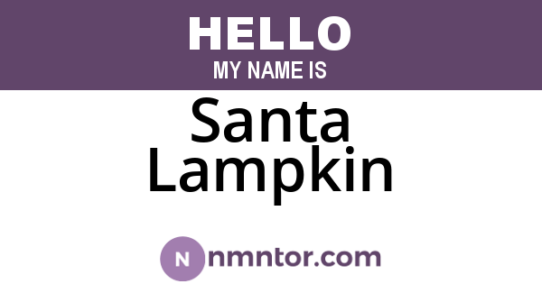 Santa Lampkin