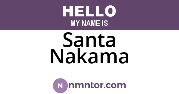Santa Nakama