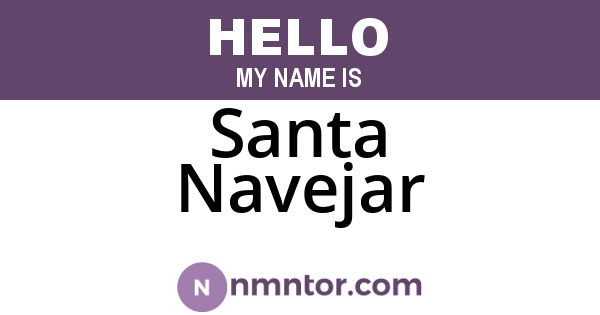 Santa Navejar