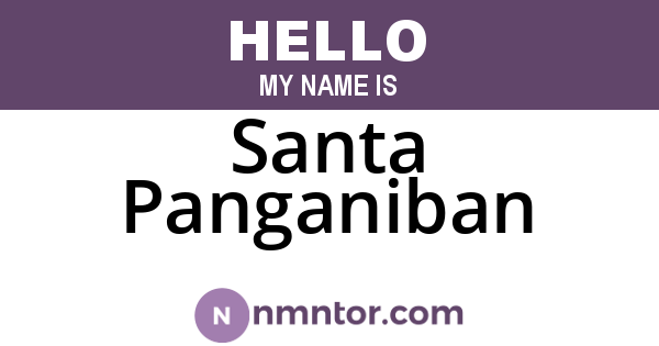 Santa Panganiban