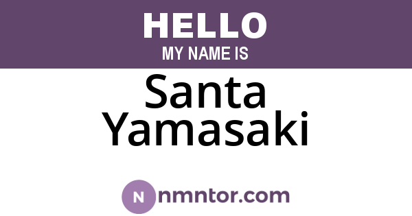 Santa Yamasaki
