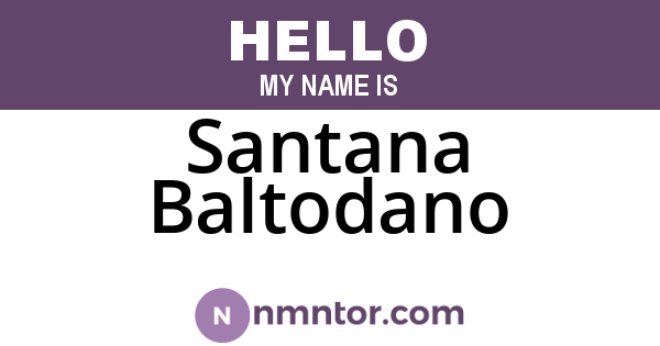 Santana Baltodano