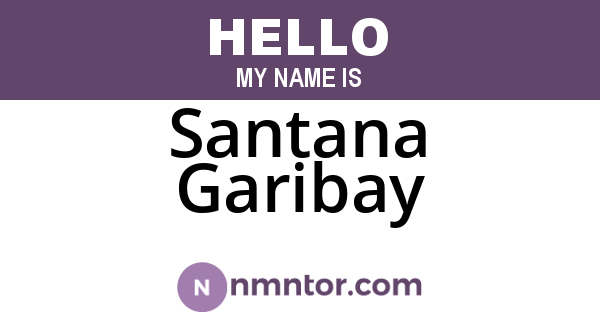 Santana Garibay