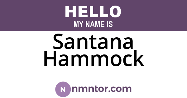 Santana Hammock