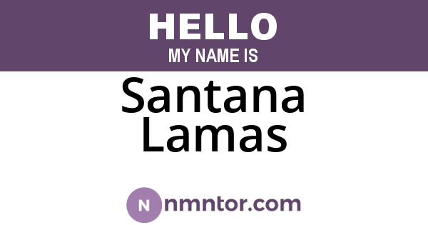 Santana Lamas
