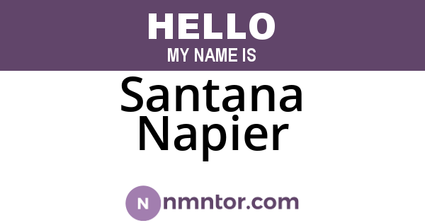 Santana Napier