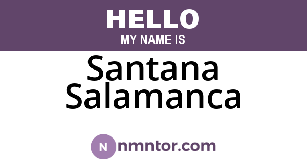 Santana Salamanca