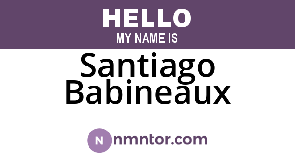 Santiago Babineaux