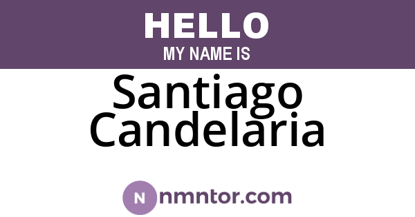 Santiago Candelaria