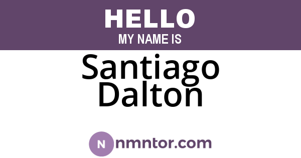 Santiago Dalton