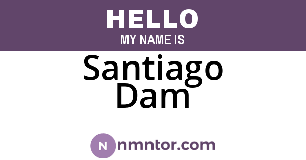 Santiago Dam