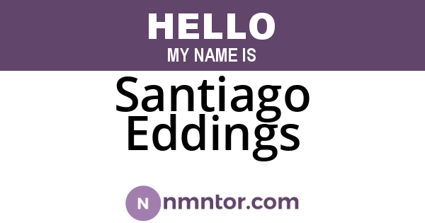 Santiago Eddings