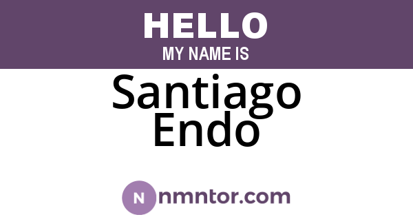 Santiago Endo