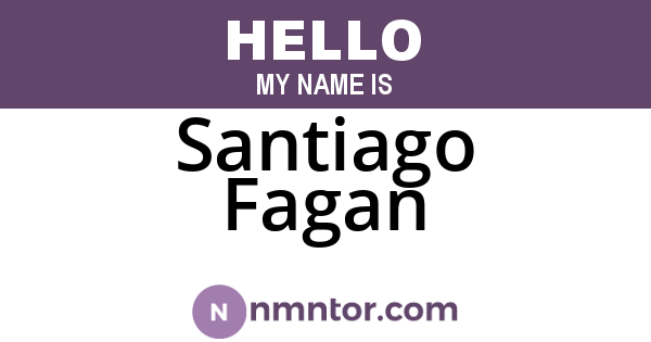 Santiago Fagan