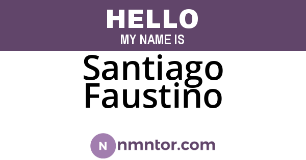 Santiago Faustino
