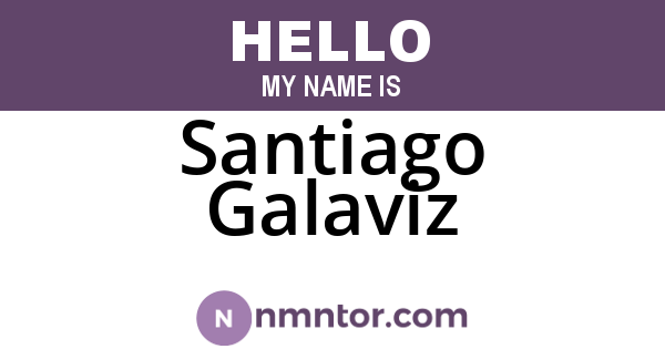 Santiago Galaviz