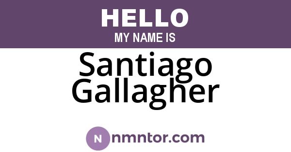 Santiago Gallagher