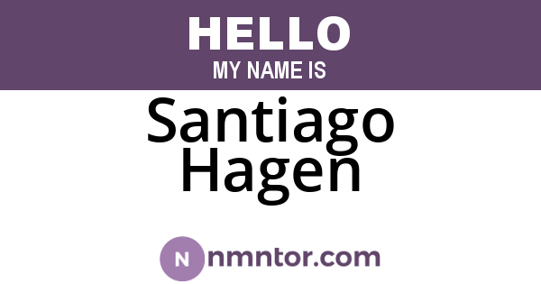 Santiago Hagen