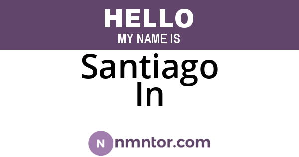 Santiago In