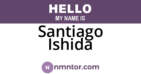 Santiago Ishida