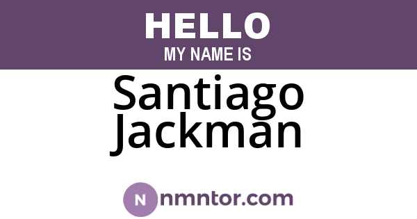 Santiago Jackman