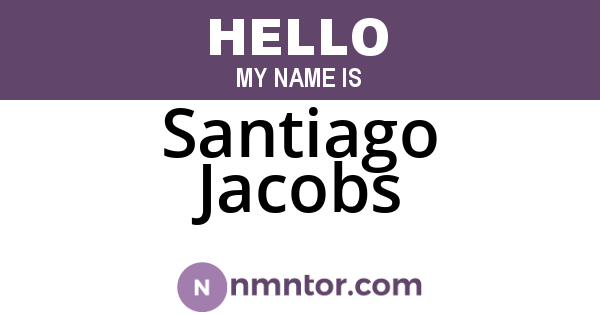 Santiago Jacobs