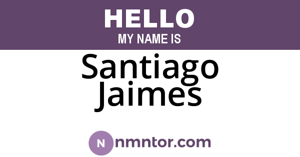 Santiago Jaimes