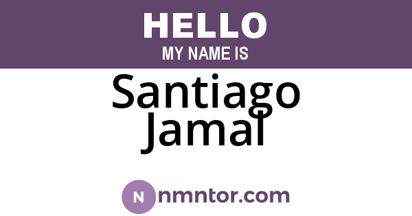 Santiago Jamal