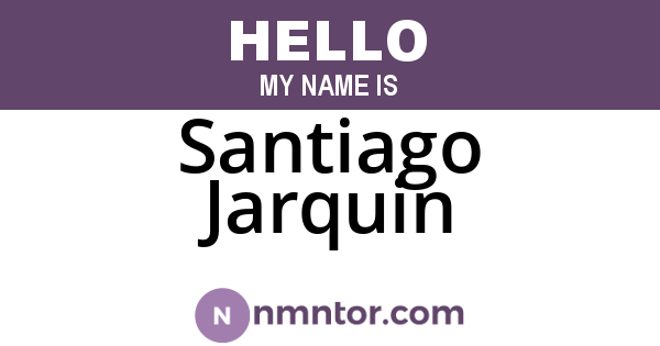 Santiago Jarquin