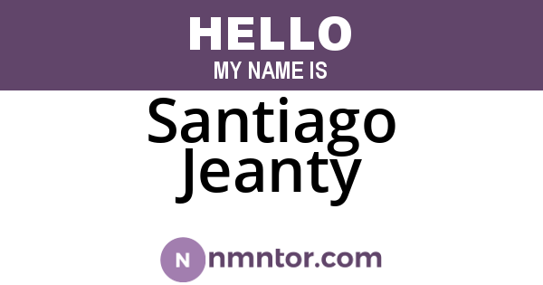 Santiago Jeanty