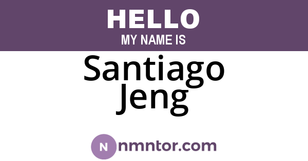 Santiago Jeng